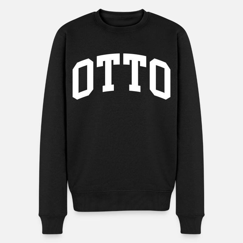 Otto - Männer Premium Bio Pullover - Schwarz