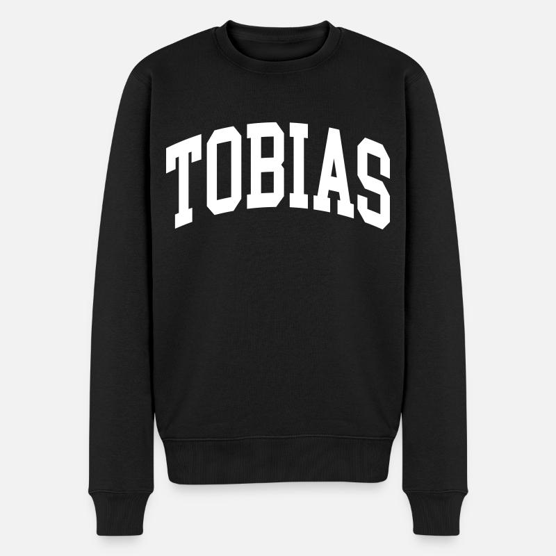 Tobias - Männer Premium Bio Pullover - Schwarz