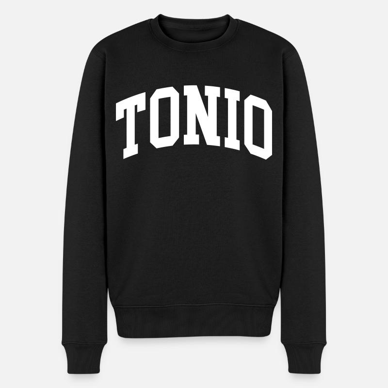 Tonio - Pull Premium bio Homme - noir