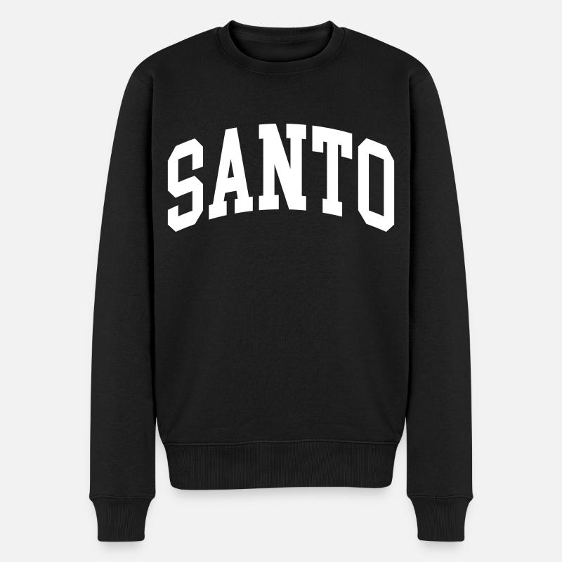 Santo - Pull Premium bio Homme - noir