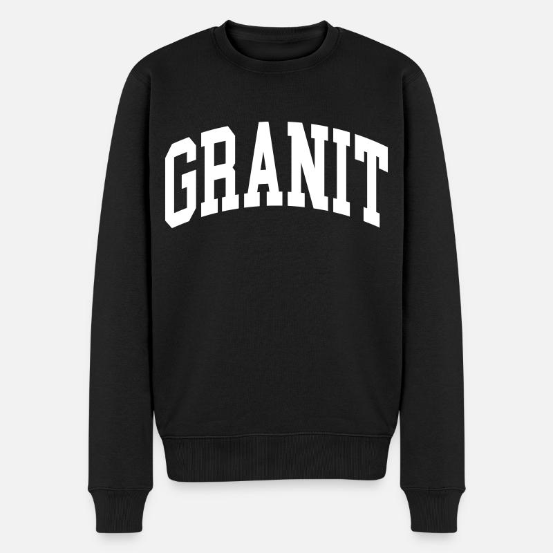 Granit - Pull Premium bio Homme - noir