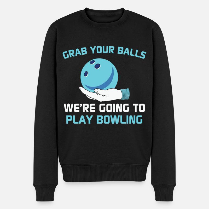 Bowling - Pull Premium bio Homme - noir