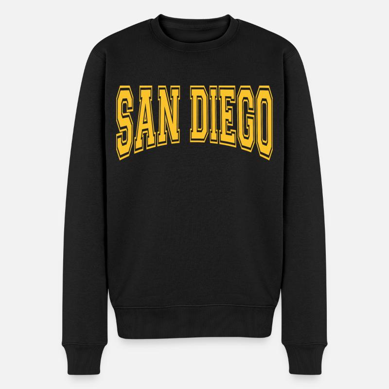 San Diego - Pull Premium bio Homme - noir