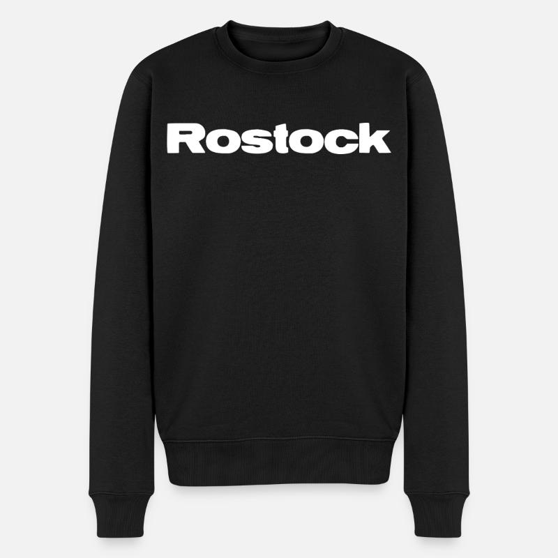 Battement de cœur de Rostock - Pull Premium bio Homme - noir