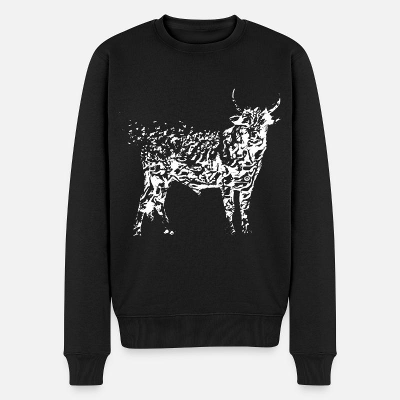 Taureau - Pull Premium bio Homme - noir