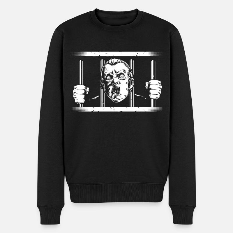 Psychopathe prisonnier - Pull Premium bio Homme - noir
