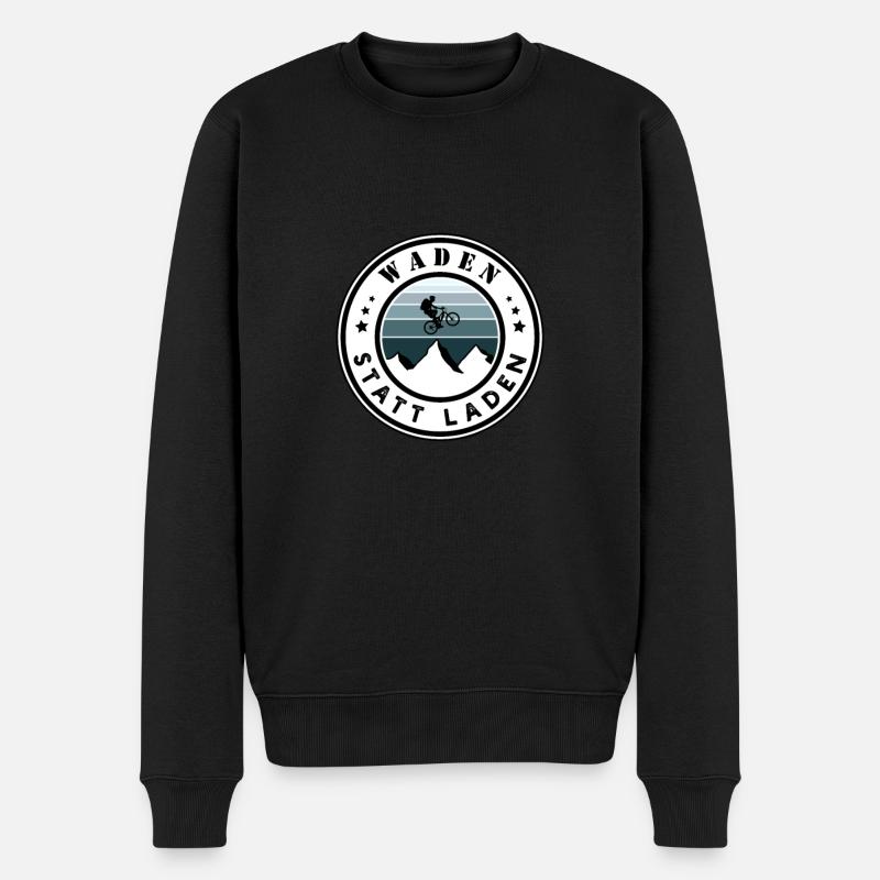Veaux au lieu de charger - Pull Premium bio Homme - noir