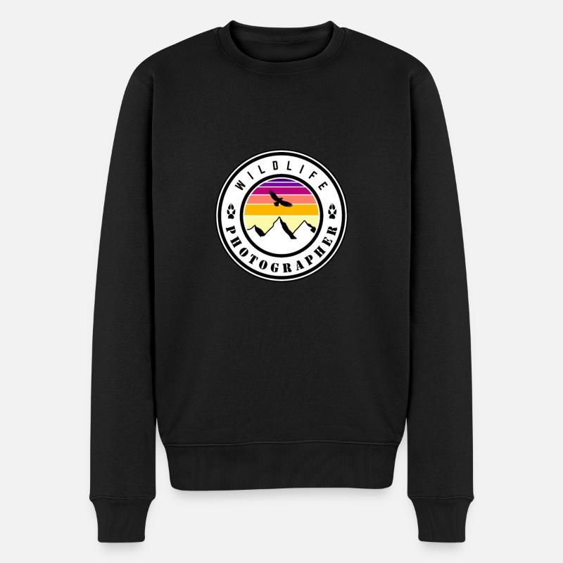 photographe animalier - Pull Premium bio Homme - noir