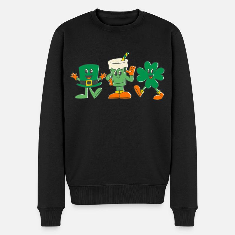 Bonne Saint-Patrick. La Saint-Patrick! - Pull Premium bio Homme - noir