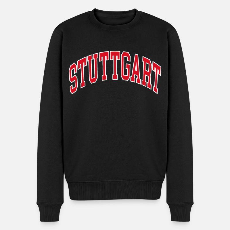 Stuttgart - Pull Premium bio Homme - noir