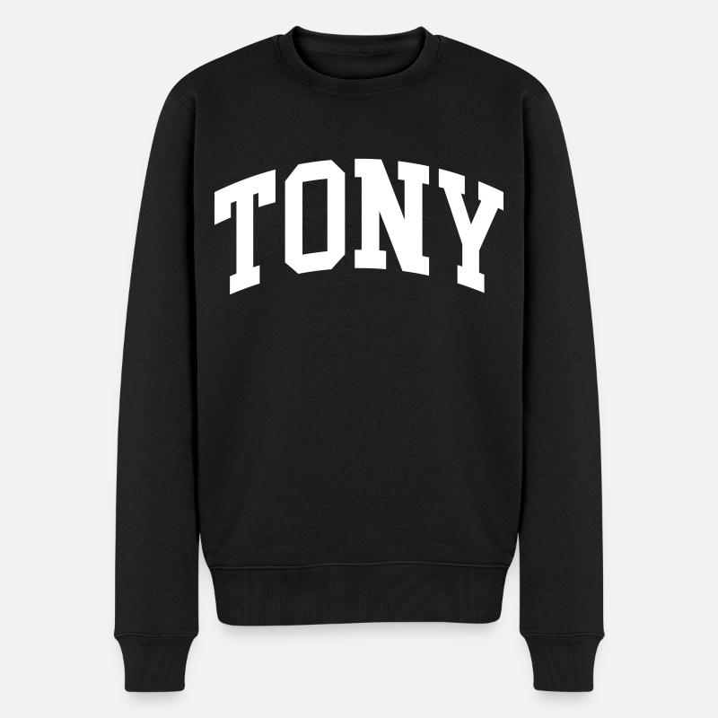 Tony - Pull Premium bio Homme - noir