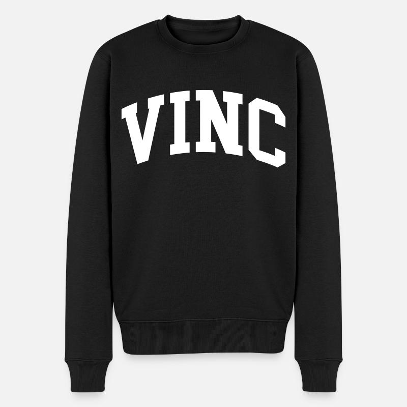 Vinc - Pull Premium bio Homme - noir