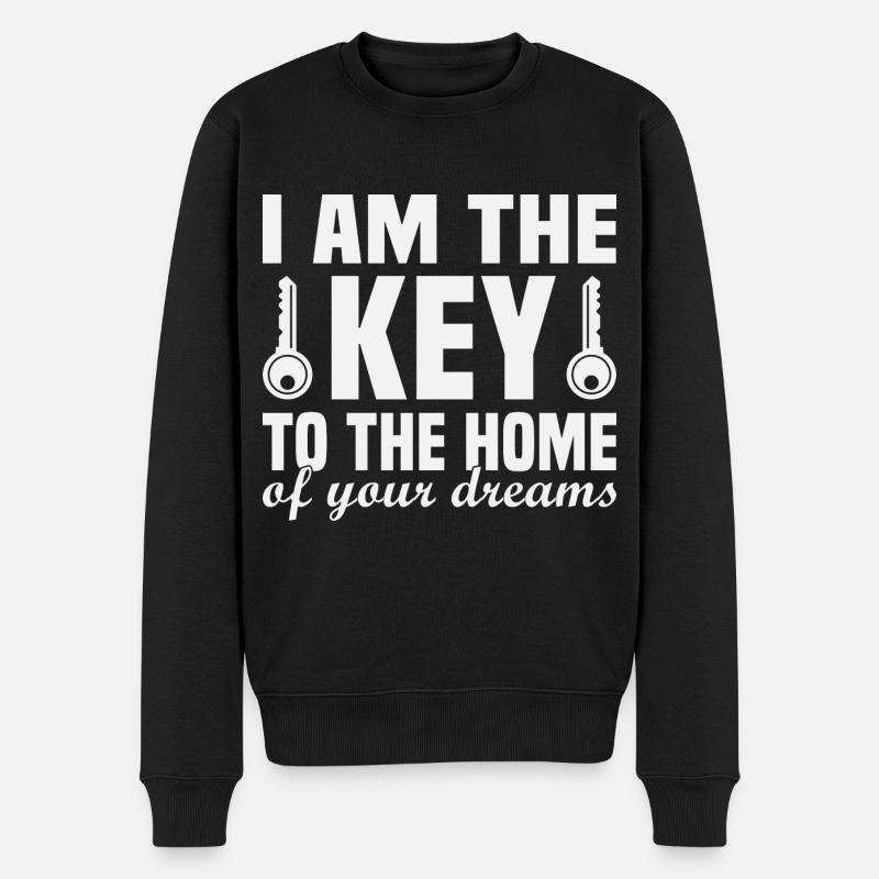 Agent immobilier - Pull Premium bio Homme - noir