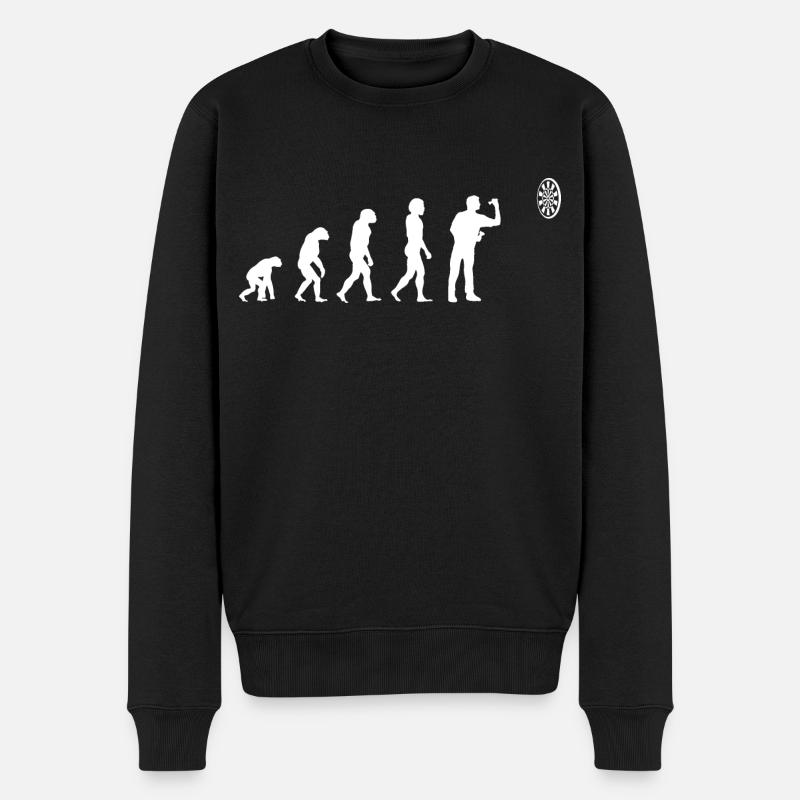 Fléchettes Evolution Fléchettes - Pull Premium bio Homme - noir