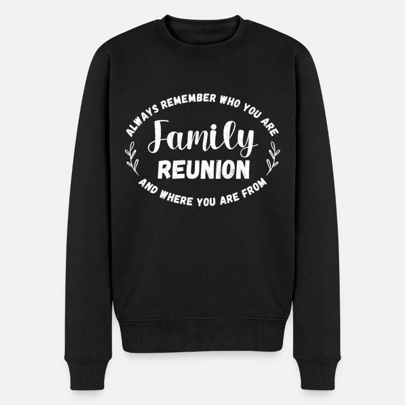 Réunion de famille - Pull Premium bio Homme - noir