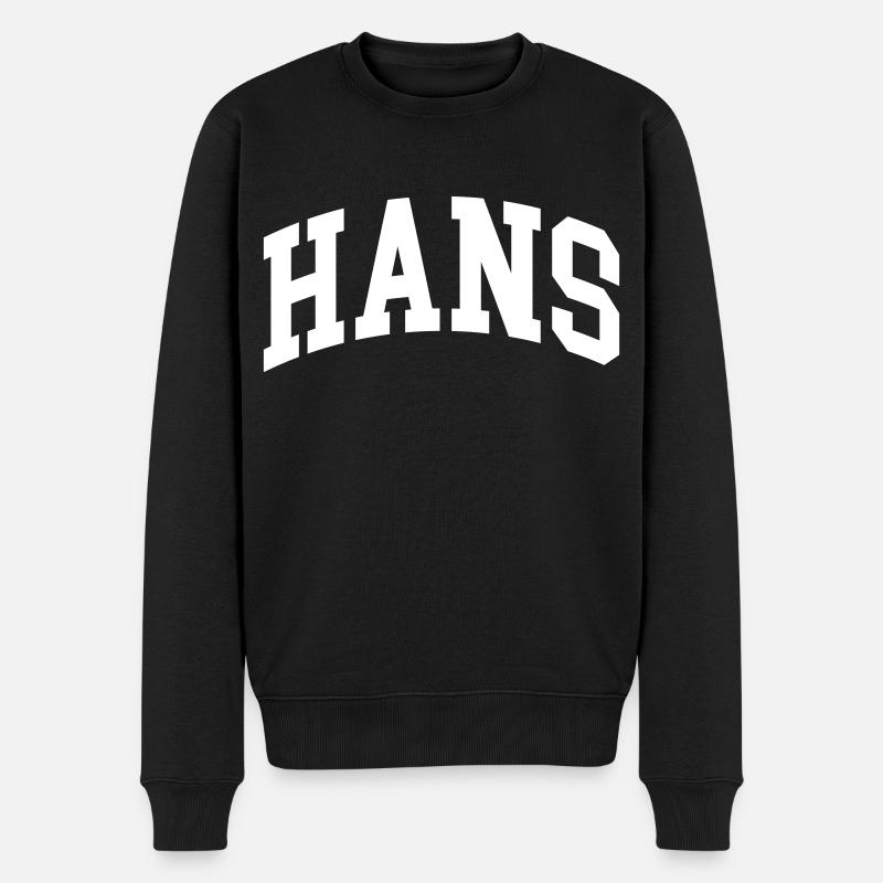 Hans - Pull Premium bio Homme - noir
