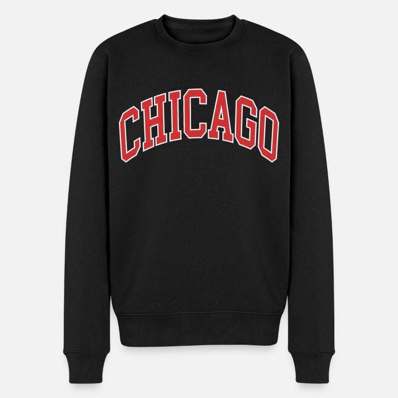 Chicago - Pull Premium bio Homme - noir