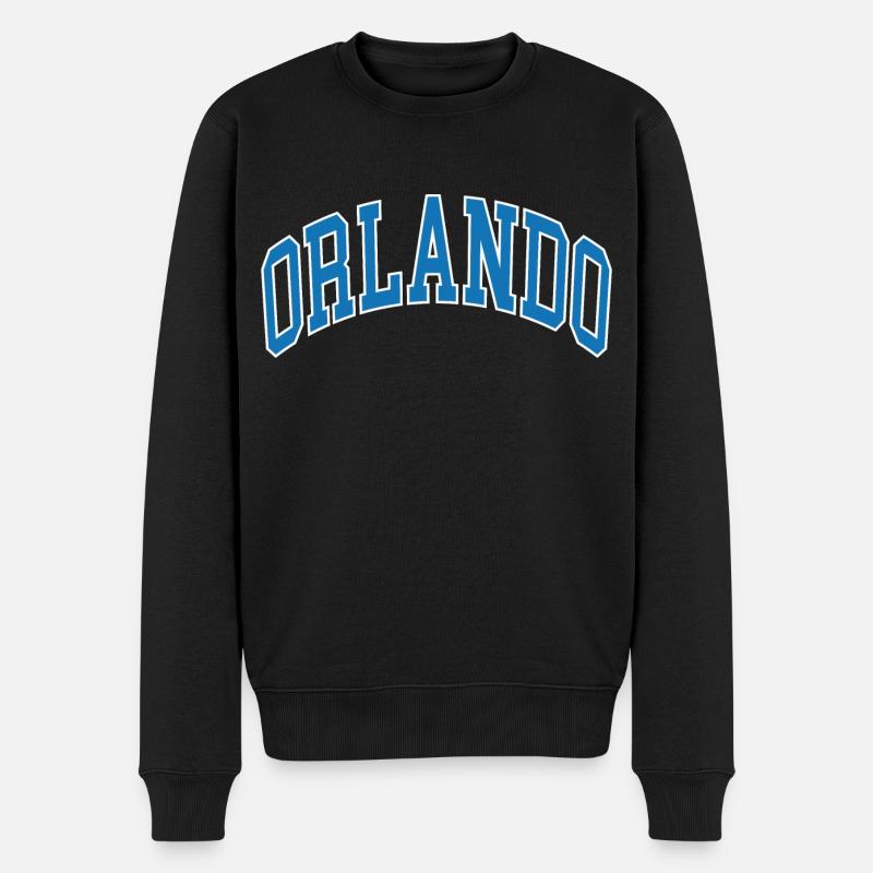 Orlando - Männer Premium Bio Pullover - Schwarz