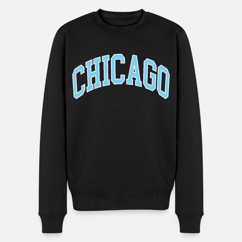 Chicago - Pull Premium bio Homme - noir
