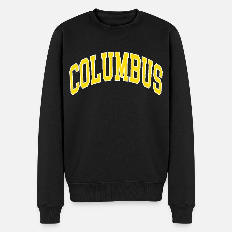 Columbus - Pull Premium bio Homme - noir