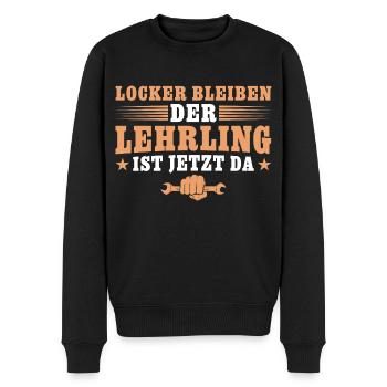 Kfz Mechatroniker Lehrling Ausbildung - Männer Premium Bio Pullover - Schwarz - Vorne - Nico (187cm)