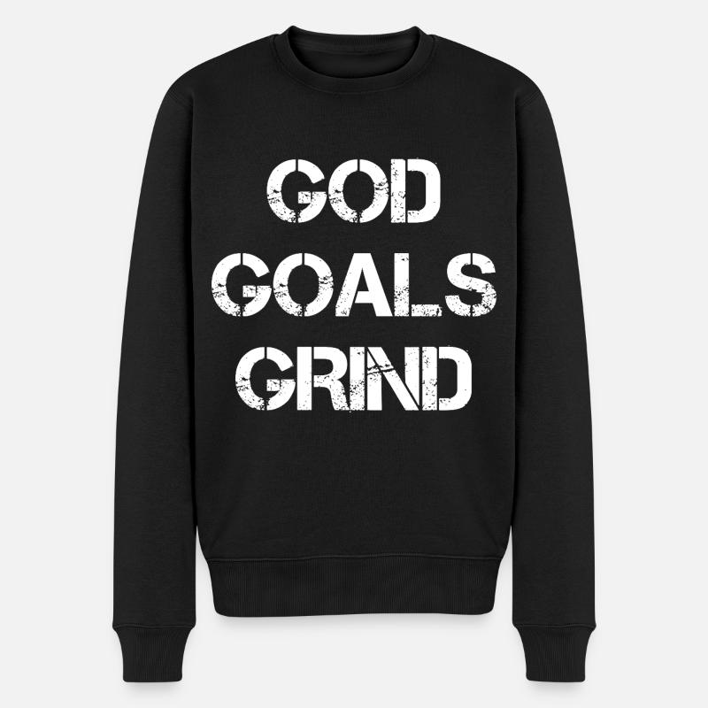 Dieu Objectifs Grind - Pull Premium bio Homme - noir
