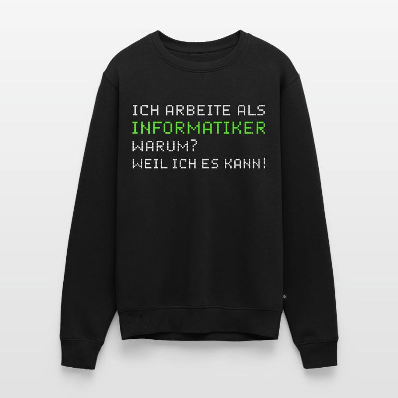 Informatiker Informatik Programmierer Männer Premium Bio Pullover