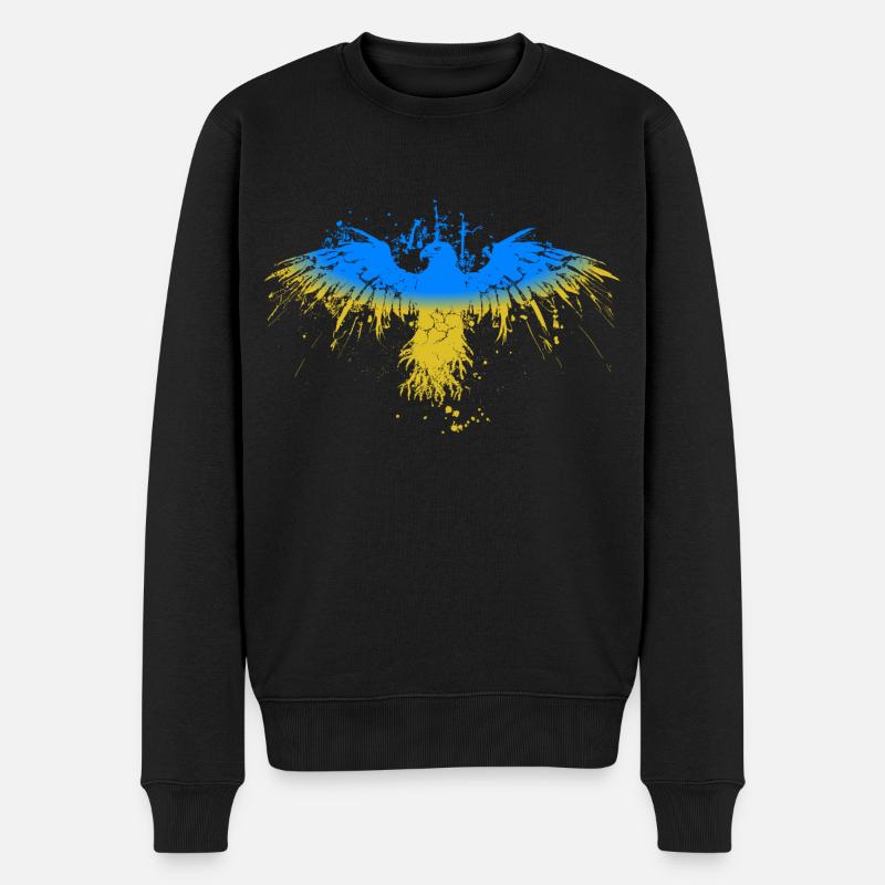 Aigle ukrainien Liberté Ukraine - Pull Premium bio Homme - noir
