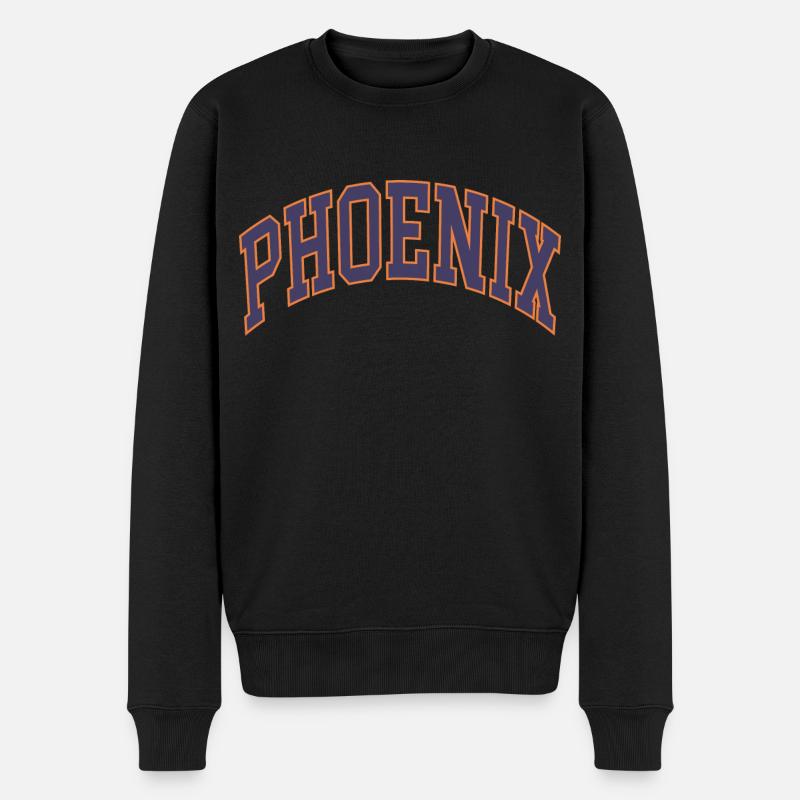 Phoenix - Männer Premium Bio Pullover - Schwarz