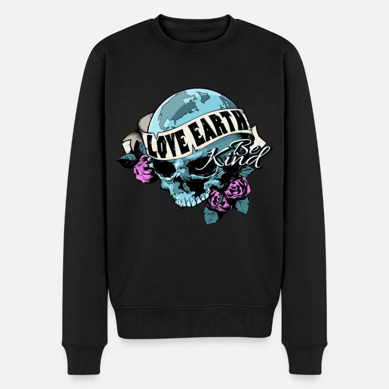 Terre Mère - Pull Premium bio Homme - noir