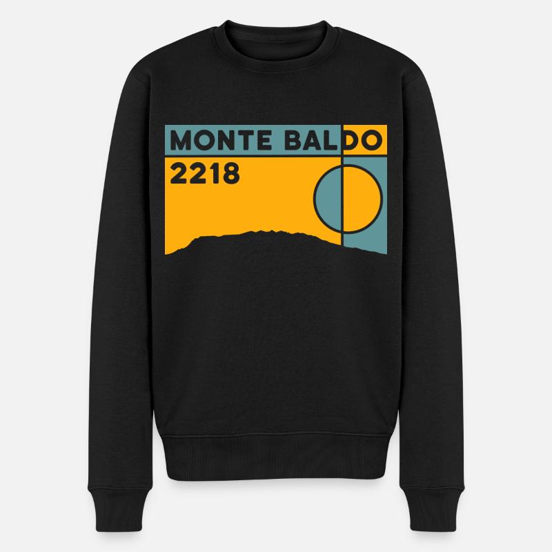 Monte Baldo - Pull Premium bio Homme - noir