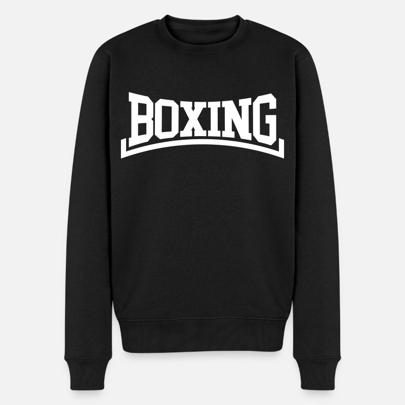 Boxing - Männer Premium Bio Pullover - Schwarz
