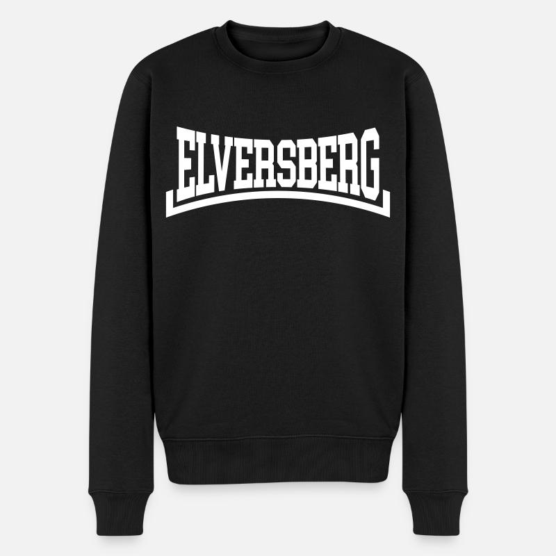 Elversberg - Pull Premium bio Homme - noir