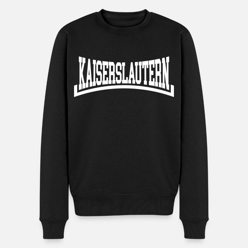Kaiserslautern - Männer Premium Bio Pullover - Schwarz