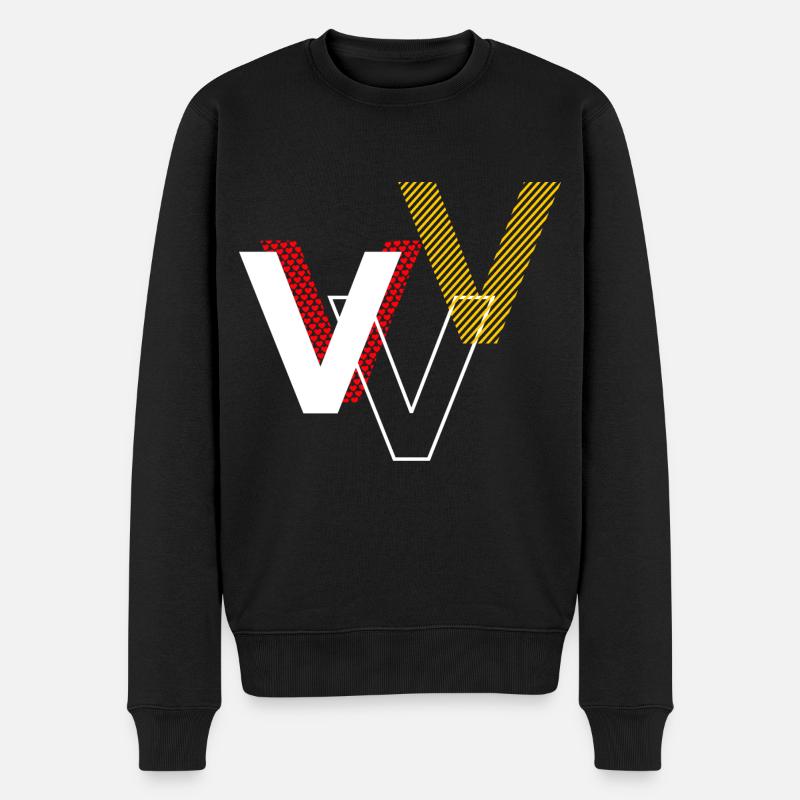 V v v - Pull Premium bio Homme - noir