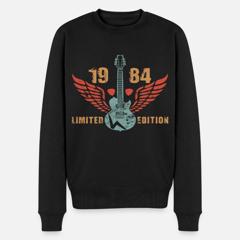 Guitar Guitar Lovers 1984 Anniversaire - Pull Premium bio Homme - noir