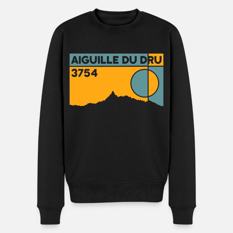 Aiguille Du Dru - Pull Premium bio Homme - noir