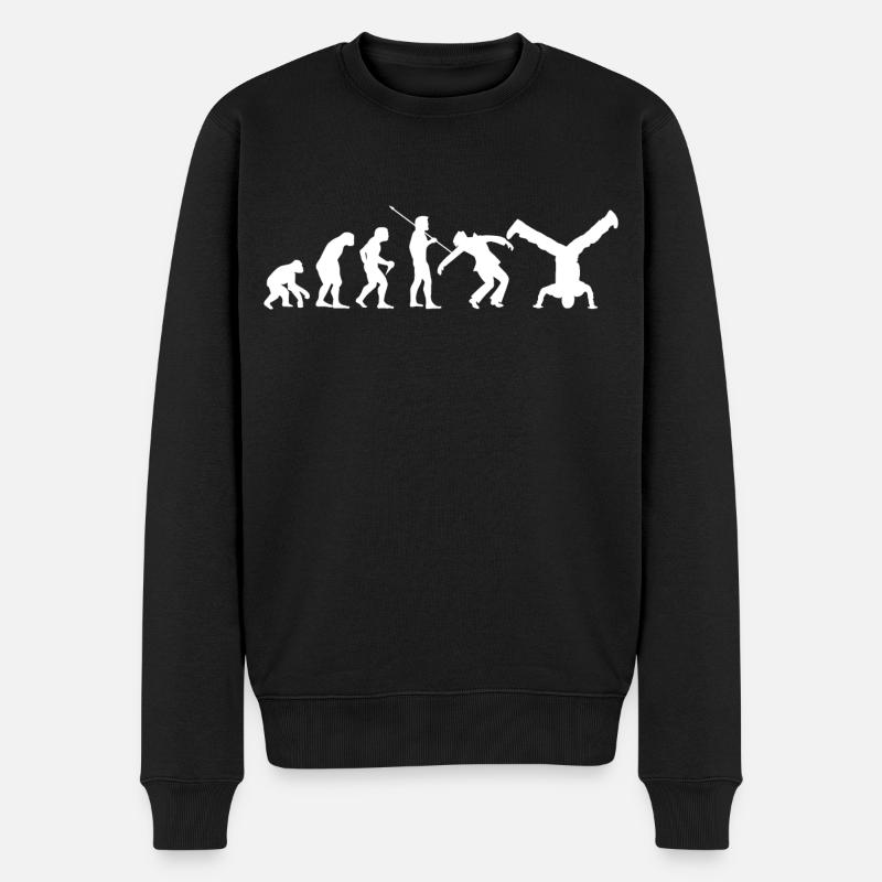 Breakdance - Pull Premium bio Homme - noir