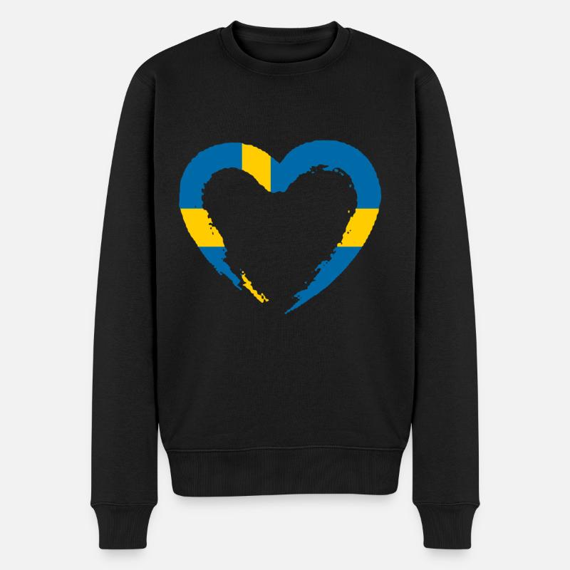 Suède - Pull Premium bio Homme - noir