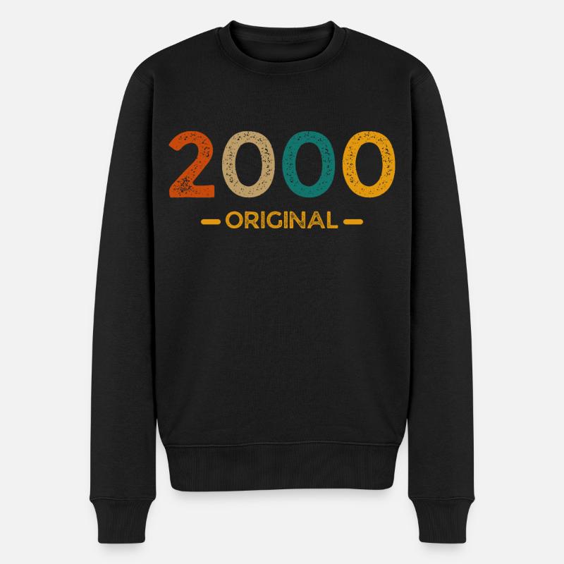 2000 Original - Pull Premium bio Homme - noir