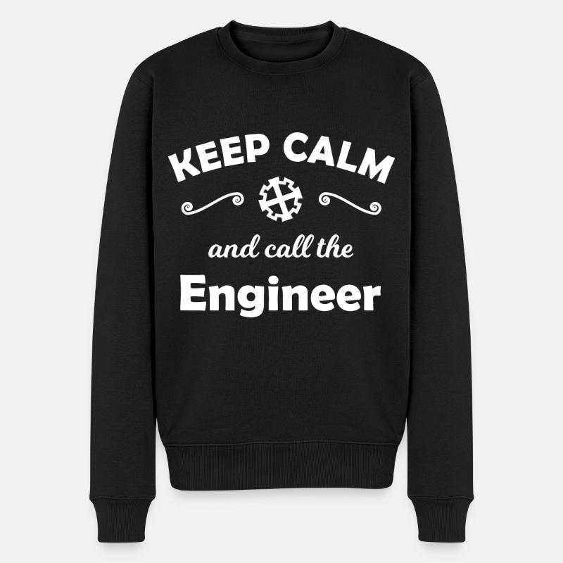 Technology and mechanical engineering - Men's Premium Organic Jumper - black
