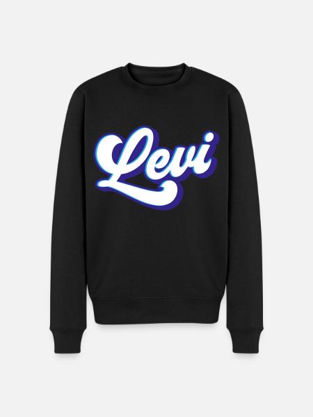 Lévi | Couleurs changeantes - Pull Premium bio Homme - noir