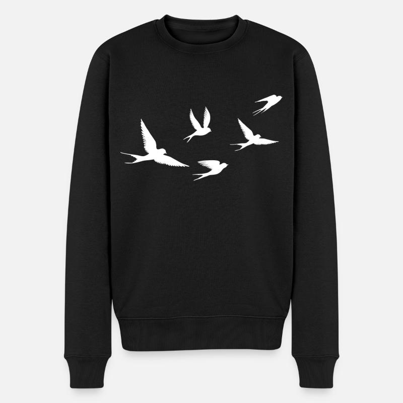 Birds | Oiseau - Pull Premium bio Homme - noir