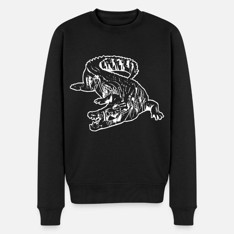 Crocodile - Pull Premium bio Homme - noir