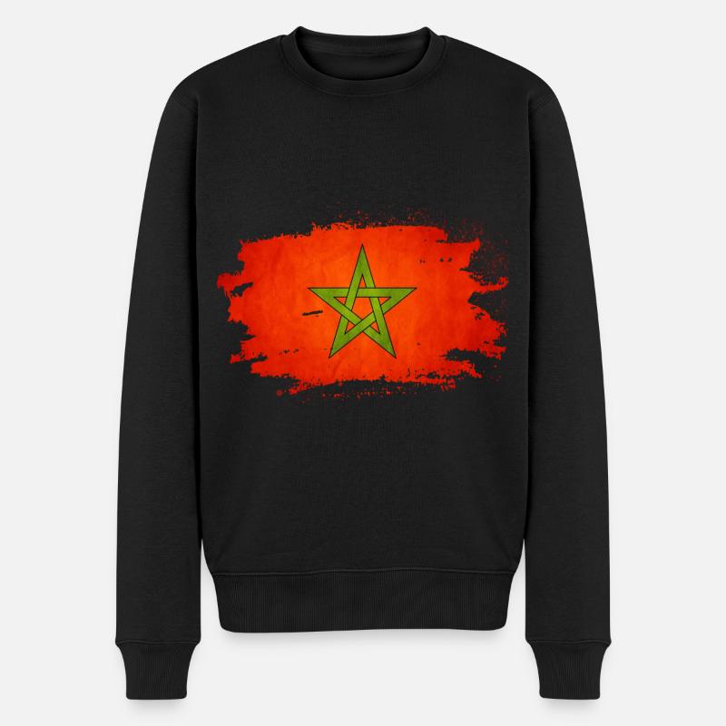 Maroc - Pull Premium bio Homme - noir