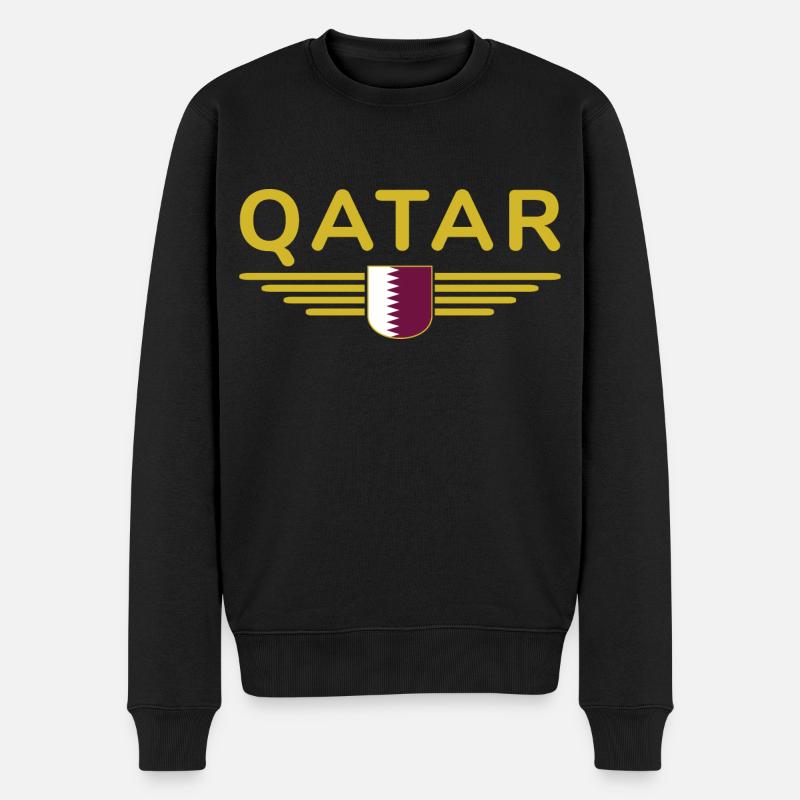 Qatar Design – Exclusif et moderne - Pull Premium bio Homme - noir