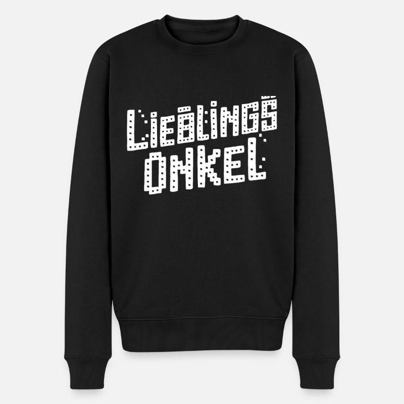 Onkel - Männer Premium Bio Pullover - Schwarz