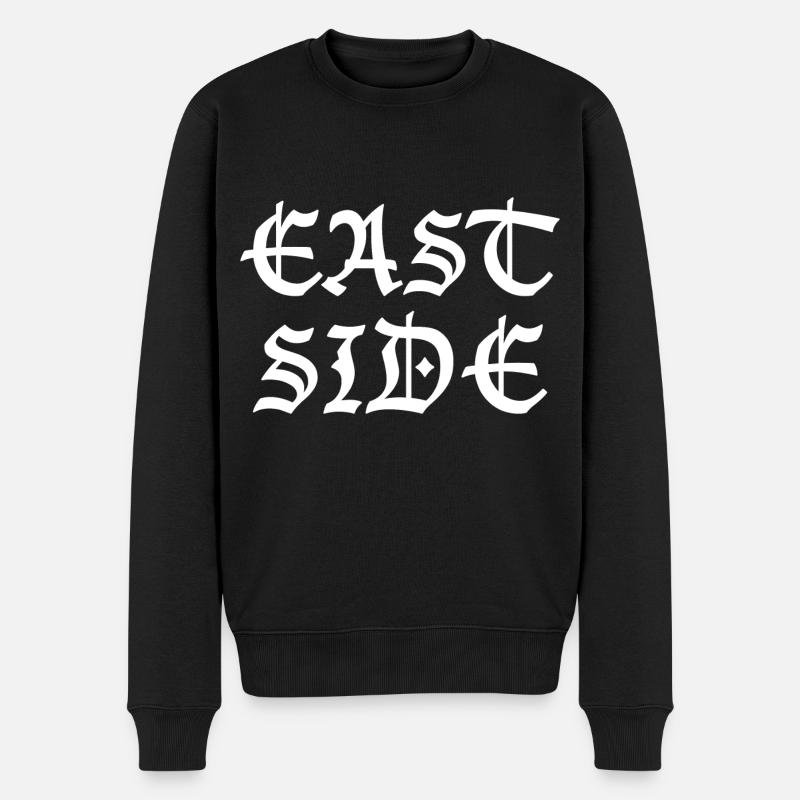 EASTSIDE East - Men's Premium Organic Jumper - black