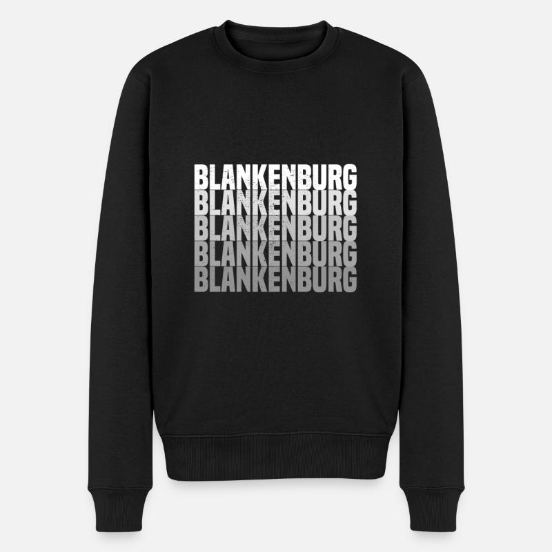 Blankenburg - Männer Premium Bio Pullover - Schwarz
