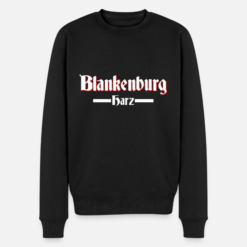 Blankenburg - Männer Premium Bio Pullover - Schwarz